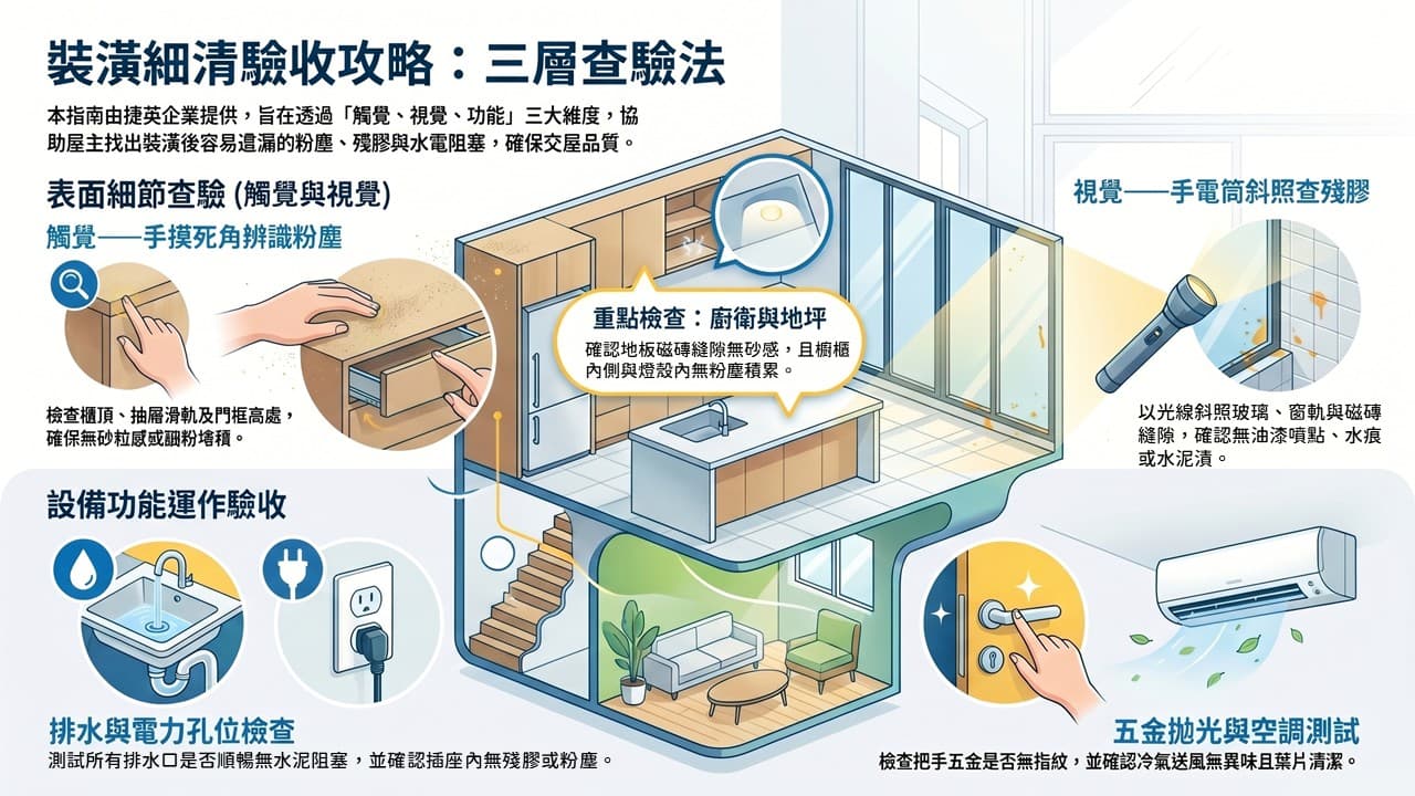裝潢細清驗收方式